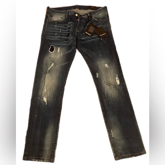 DSQUARED2 Other - Dsquared2 paint-splatter Distress Italy-made Jeans